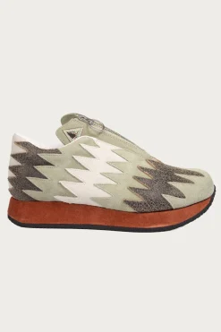 Kapital Leather NAVAJO Spallow Sneaker - Mint< Footwear