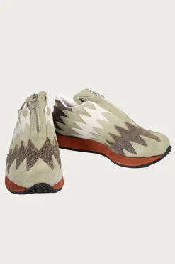 Kapital Leather NAVAJO Spallow Sneaker - Mint< Footwear
