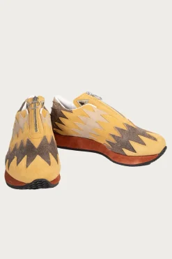 Kapital Leather NAVAJO Spallow Sneaker - Mustard< Footwear