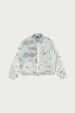 Kapital LIBERTY-BORO ZIP UP Blouson - Hickory< Coats, Jackets, And Vests