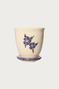 Danny D's Mud Shop Lilac Flower Planter< Homegoods