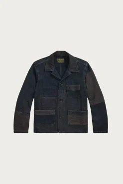 RRL Limited-Edition Indigo Patchwork Jacket - Indigo< Coats, Jackets, And Vests