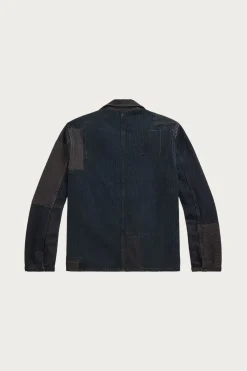 RRL Limited-Edition Indigo Patchwork Jacket - Indigo< Coats, Jackets, And Vests