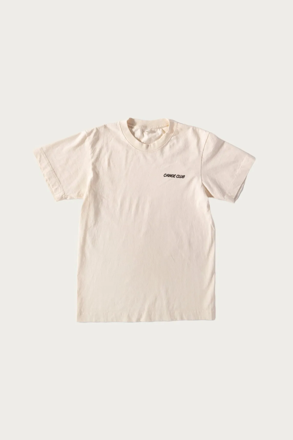 Canoe Club Collaborations Logo Tee - Parchment< Tees And Sweats