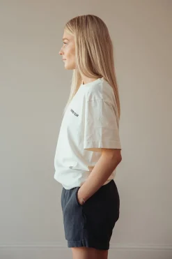 Canoe Club Collaborations Logo Tee - Parchment< Tees And Sweats
