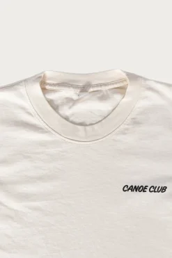 Canoe Club Collaborations Logo Tee - Parchment< Tees And Sweats