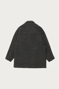 Taiga Takahashi Lot. 405 Atelier Coat - Sumi Dyed Black< Coats, Jackets, And Vests