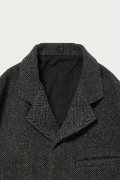 Taiga Takahashi Lot. 405 Atelier Coat - Sumi Dyed Black< Coats, Jackets, And Vests