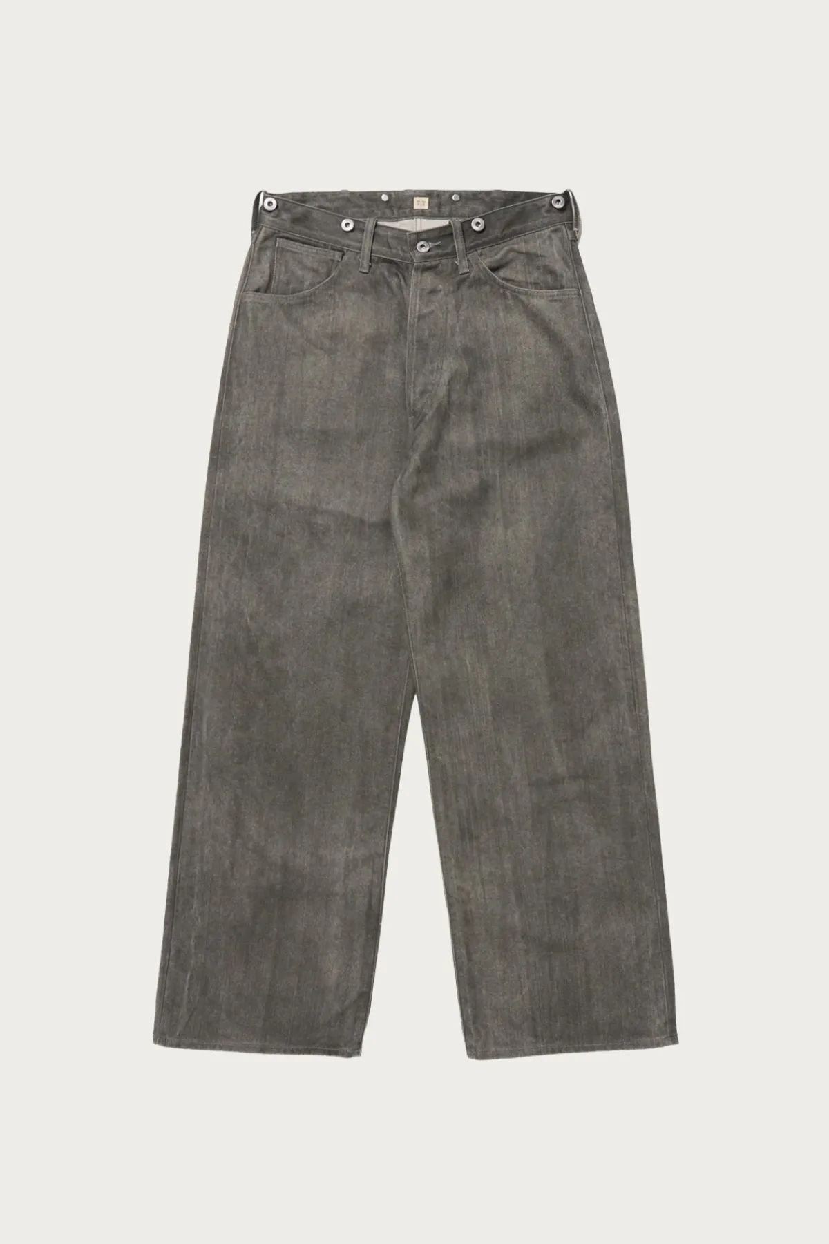 Taiga Takahashi Lot. 209 Buckle-Backed Trousers - Hand Drawn Sumi< Denim