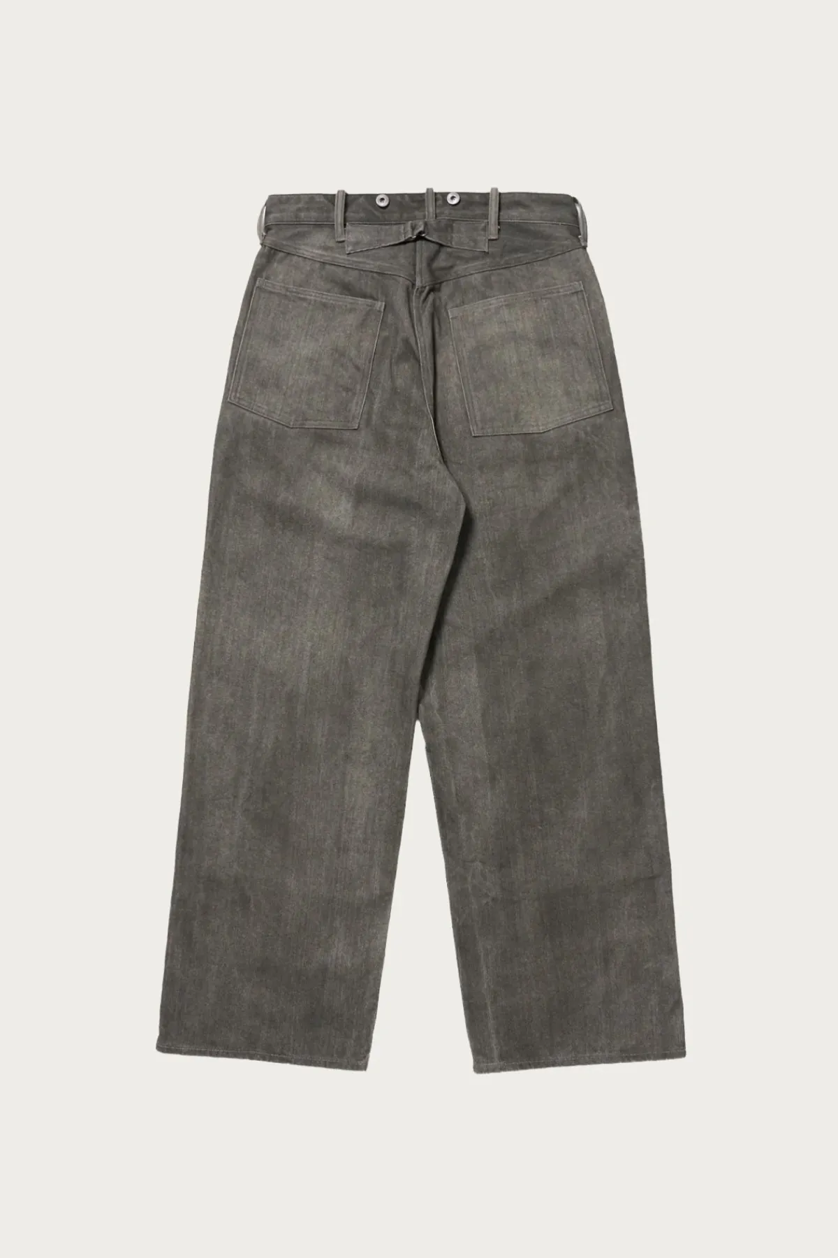 Taiga Takahashi Lot. 209 Buckle-Backed Trousers - Hand Drawn Sumi< Denim