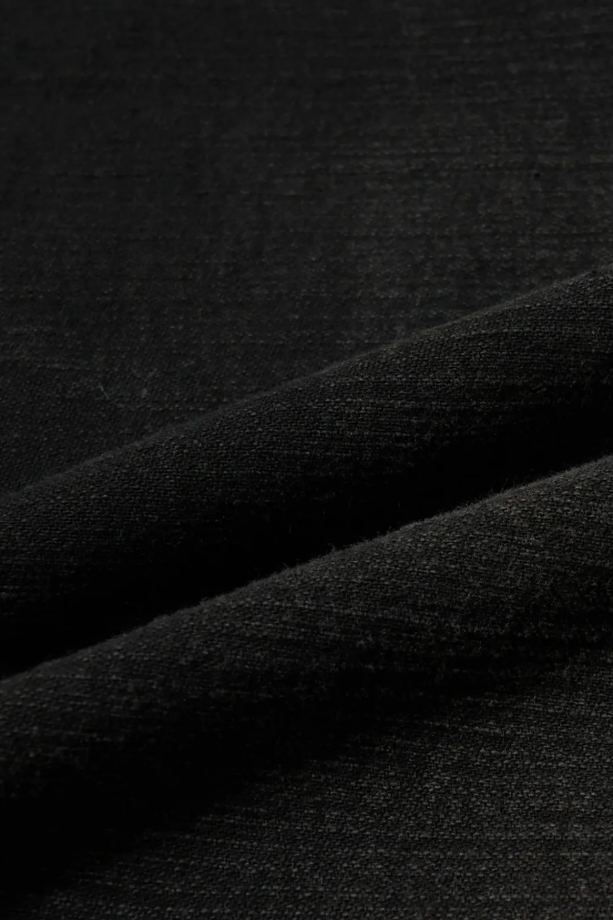 Taiga Takahashi Lot. 209 Buckle-Backed Trousers - Damaged Sumi Dyed Black< Pants