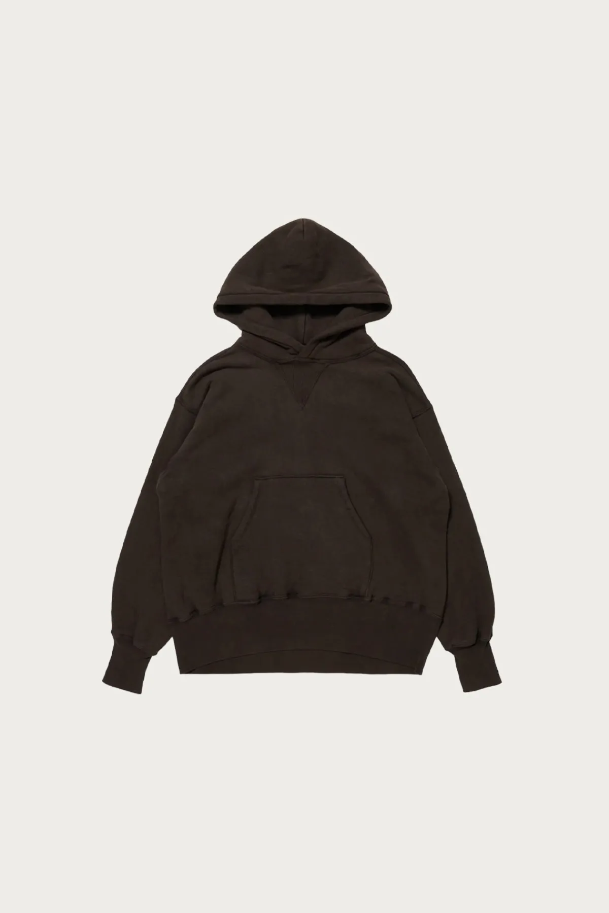 Taiga Takahashi Lot. 606 Hoodie - Mud Dyed Brown< Tees And Sweats