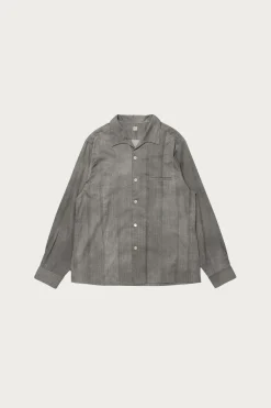 Taiga Takahashi Lot. 108 50S Italian Collar Shirt - Hand Drawn Sumi< Shirts