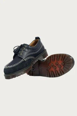 Dr. Martens Lowell - Kinsley Tumble Buttersoft/Hairy Suede Black< Footwear