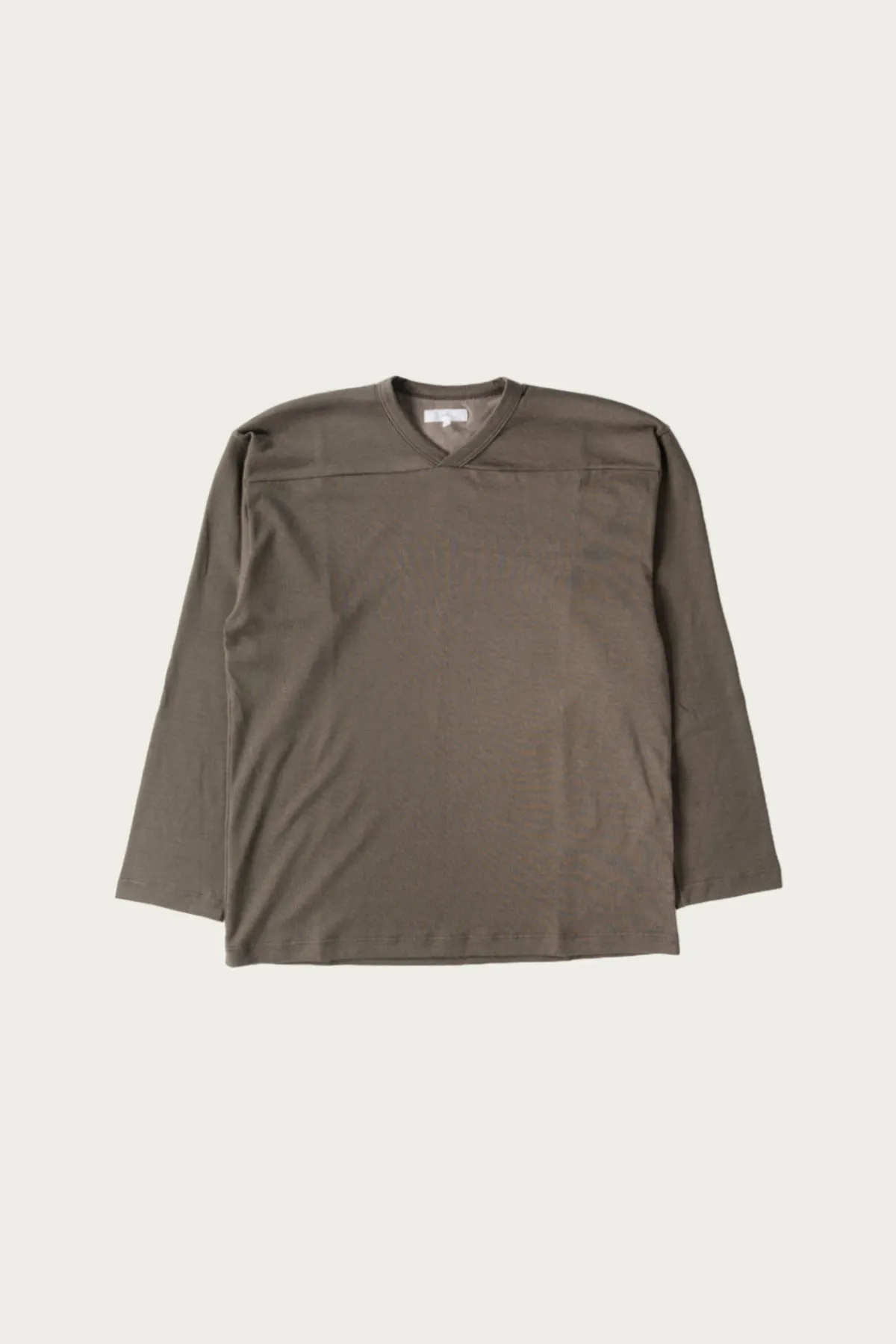 Lady White Co. L/S Football T-Shirt - Grey Olive< Tees And Sweats