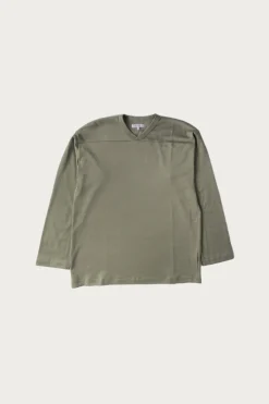 Lady White Co. L/S Football T-Shirt - Pistachio< Tees And Sweats