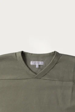 Lady White Co. L/S Football T-Shirt - Pistachio< Tees And Sweats