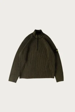 Stone Island LS Polo - Military Green< Shirts