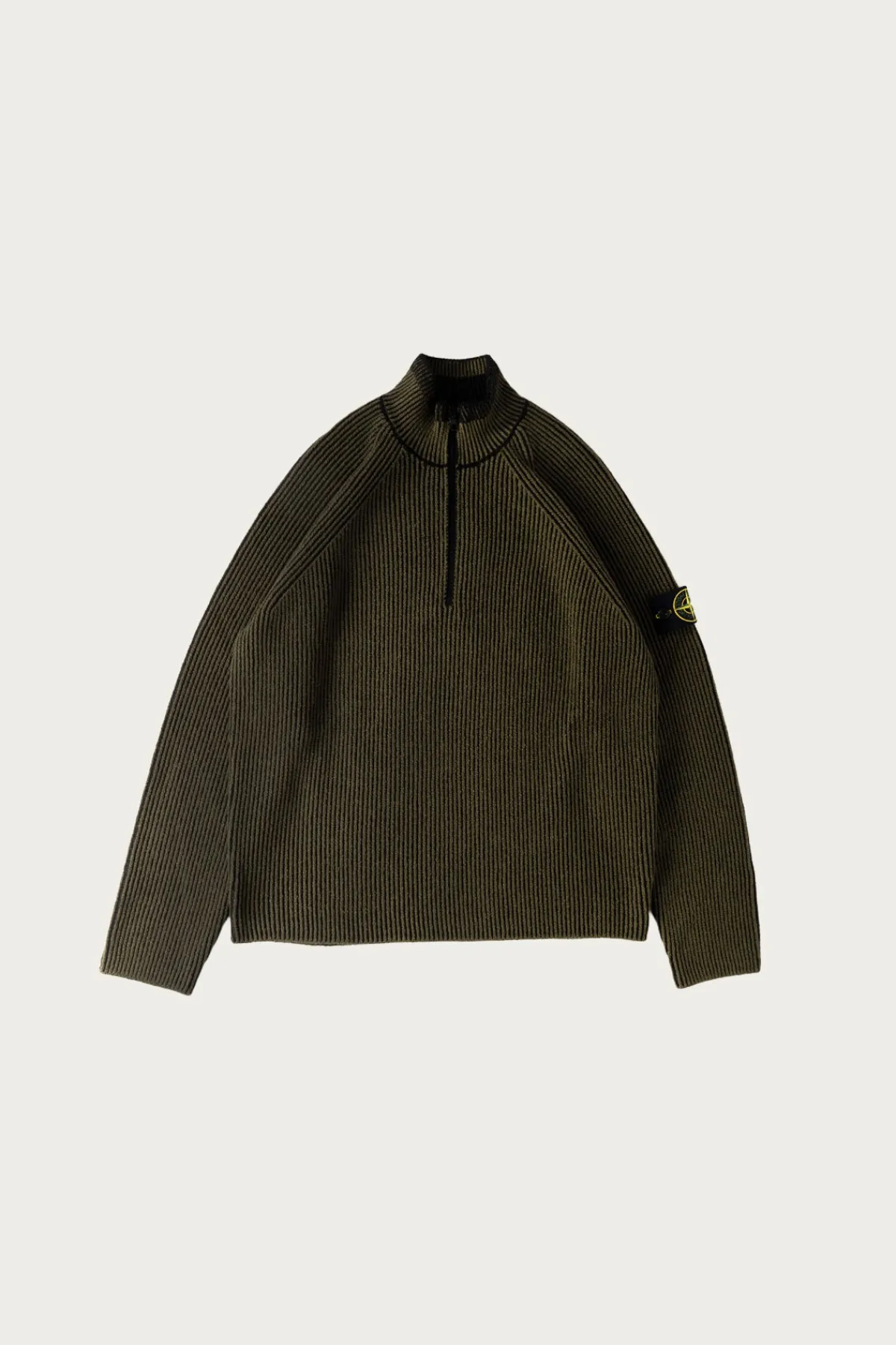Stone Island LS Polo - Military Green< Shirts