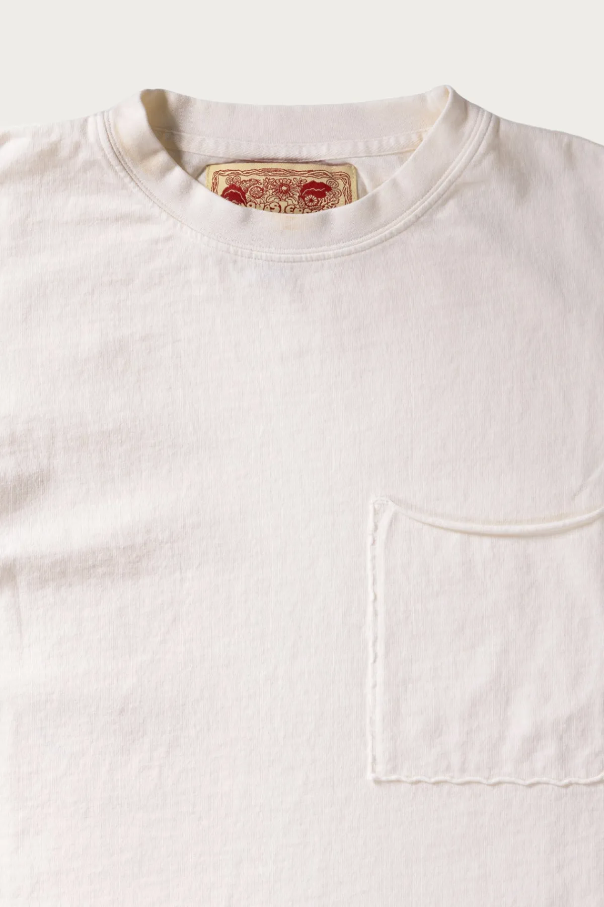 Monostereo LS Raw Hem Tee - Cloud< Tees And Sweats