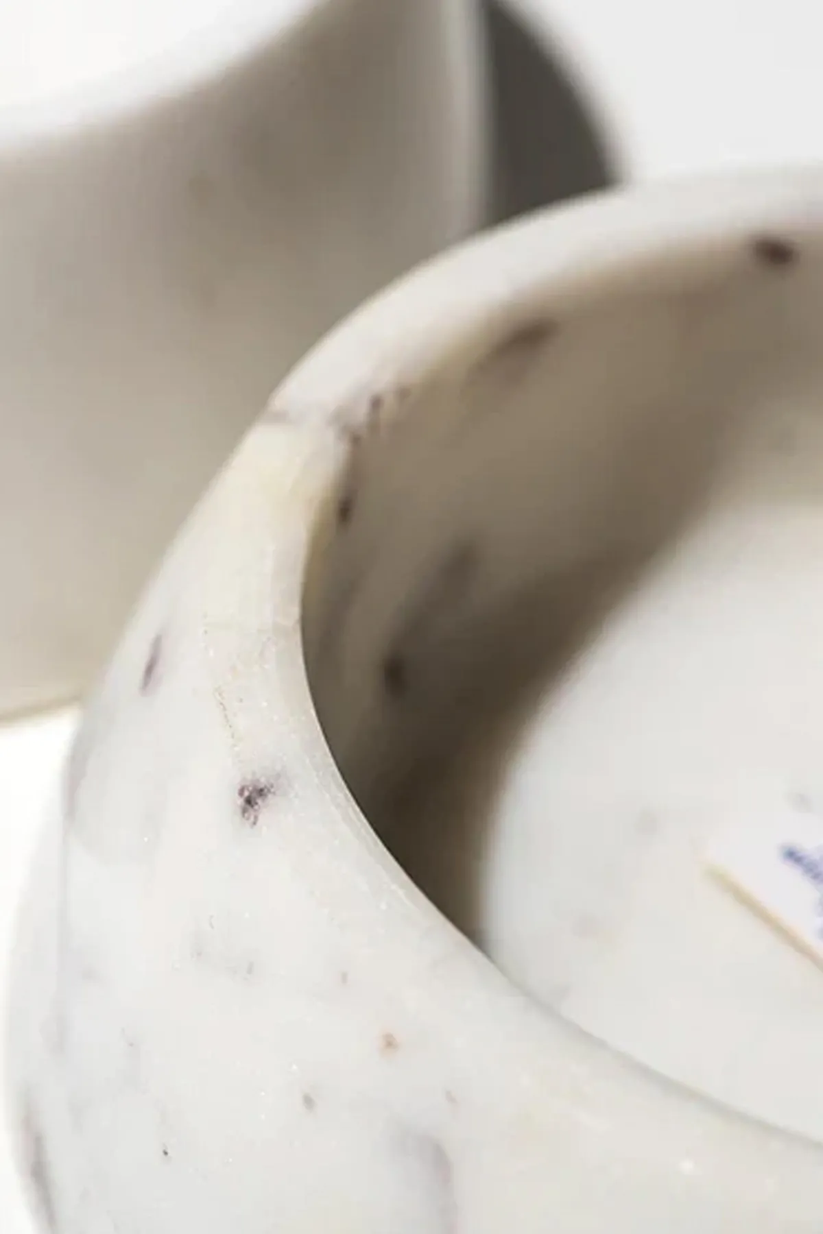 Puebco Marble Pet Bowl - White< Homegoods