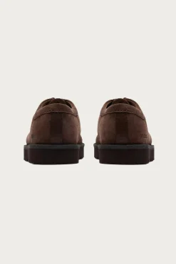 Clarks Meare Walla - Dark Brown Suede< Footwear