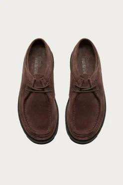 Clarks Meare Walla - Dark Brown Suede< Footwear