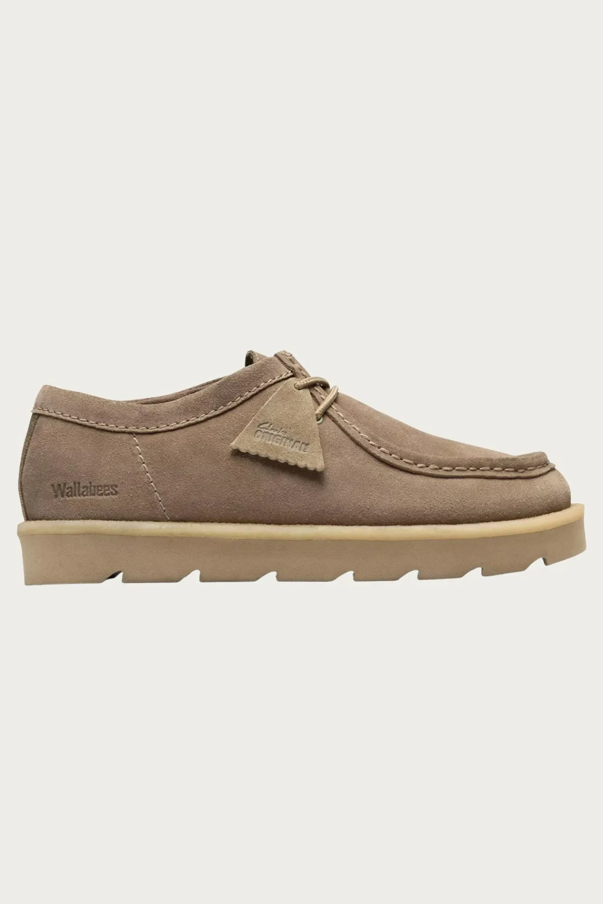 Clarks Meare Walla - Smoke Grey Suede< Footwear