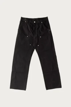 MM6 Maison Margiela MM6 Double Knee Trousers - Black< Pants