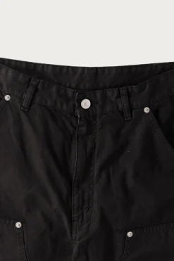 MM6 Maison Margiela MM6 Double Knee Trousers - Black< Pants