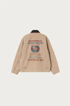 Carhartt Work In Progress OG Arcan Graphic Jacket - Dusty Hamilton Brown/Tobacco< Coats, Jackets, And Vests