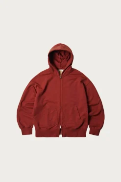 FrizmWORKS OG Bocaci Heavyweight Hood Zipup Parka - Brick< Tees And Sweats