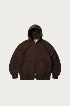FrizmWORKS OG Bocaci Heavyweight Hood Zipup Parka - Dark Brown< Tees And Sweats