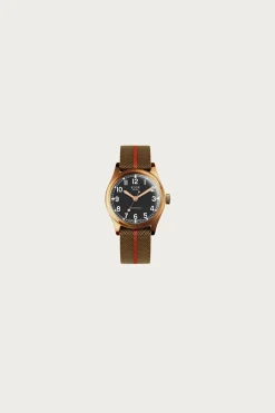Kuoe Watches Old Smith 90-0002 - Black Dial/Bronze Case/Nylon Strap< Accessories