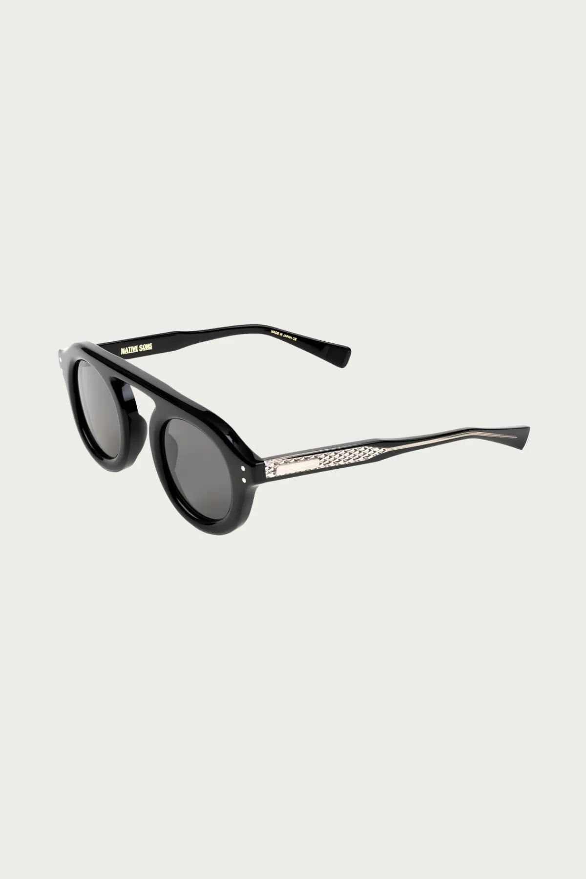 Native Sons Eyewear Oppie - Black/Dark Grey< Eyewear|Accessories