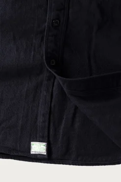 orSlow Organic Cotton Relax Fit Flannel Shirt - Navy< Pants