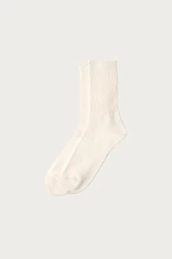 Rototo Organic Daily 3-Pack Ribbed Crew - Ivory< Accessories