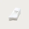 Rototo Organic Daily 3-Pack Ribbed Crew - White< Accessories