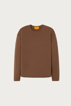 Guest In Residence Oversized Crew - Almond< Sweaters