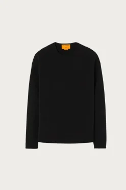 Guest In Residence Oversized Crew - Black< Sweaters