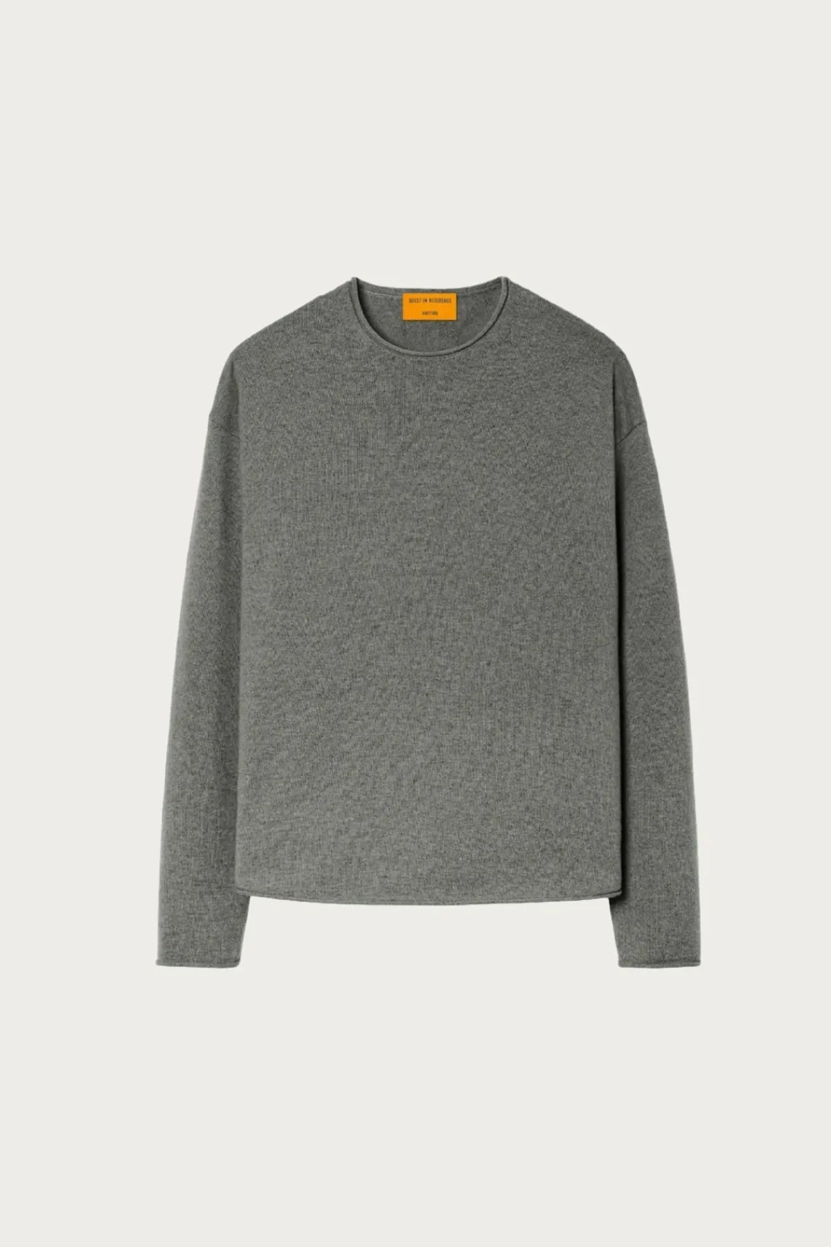 Guest In Residence Oversized Crew - Heather Grey< Sweaters