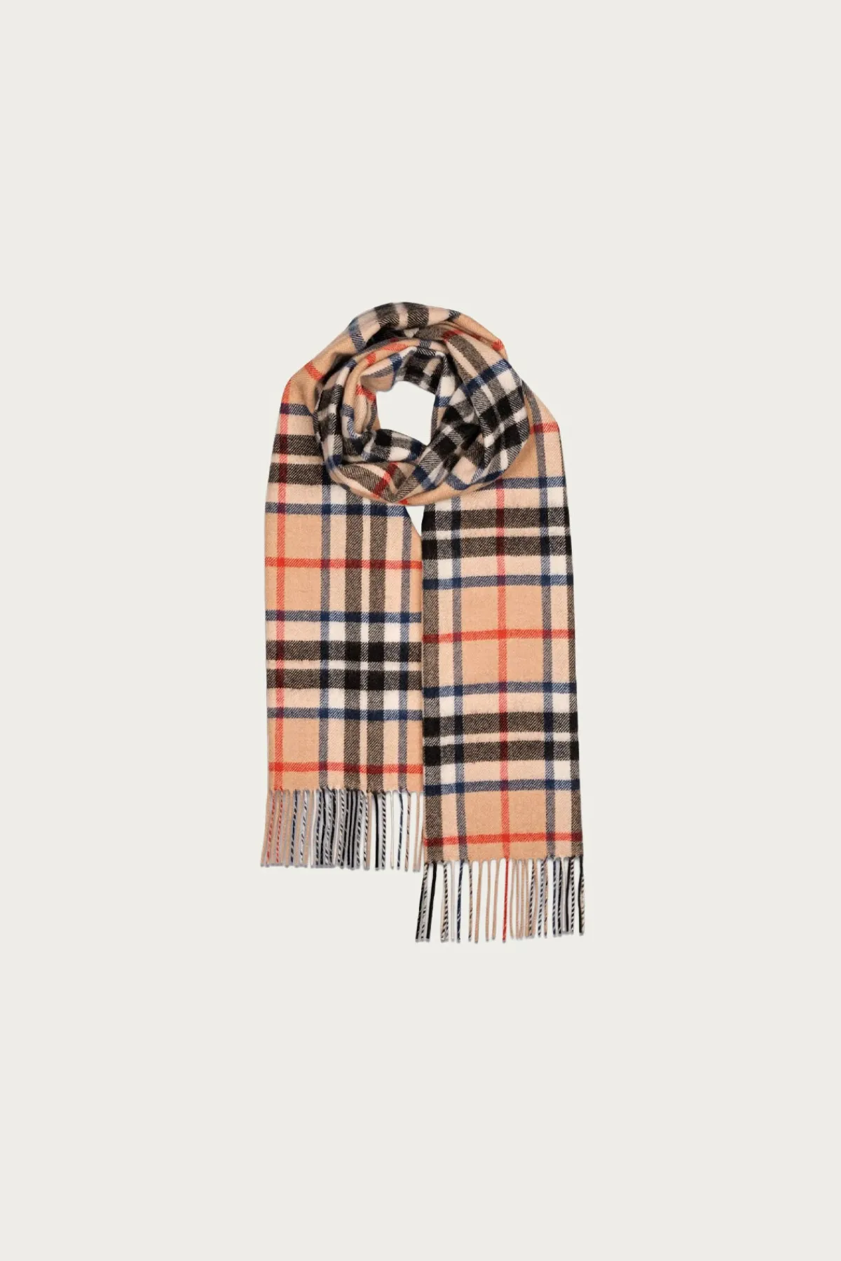 Gloverall Oversized Lambswool Scarf - Thomson Camel< Accessories