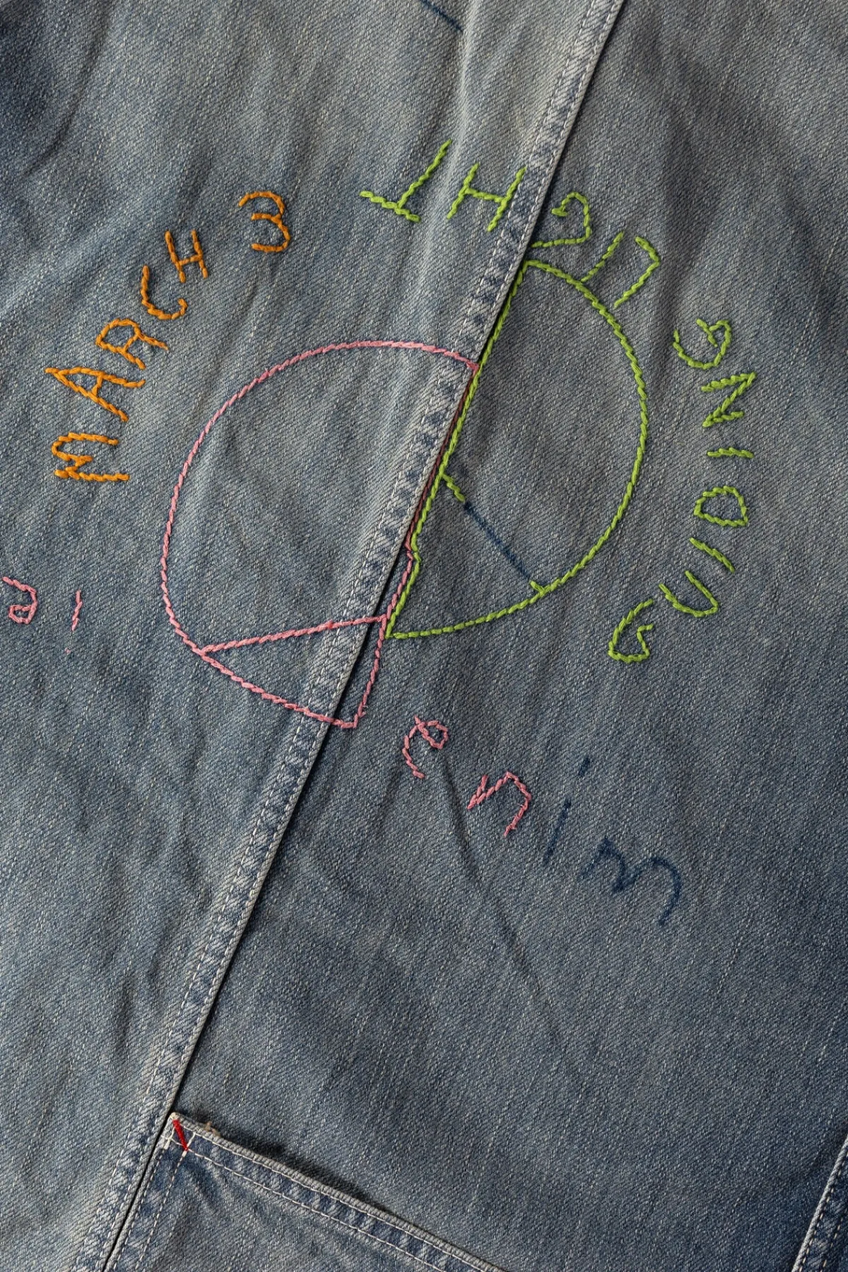 Kapital 12oz Denim CACTUS Coverall (Memorial Embroidery Model) - Indigo< Coats, Jackets, And Vests