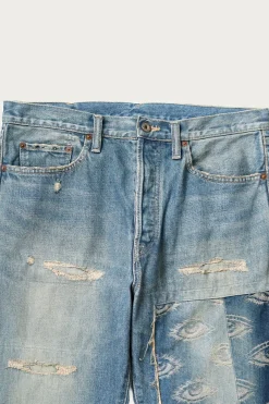 Kapital 14oz Denim 5P MONKEY CISCO (SPEAKEASY DixieRemake) - Indigo< Denim