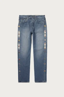 Kapital 14oz Denim 5p MONKEY CISCO (STUDS) - Indigo< Denim
