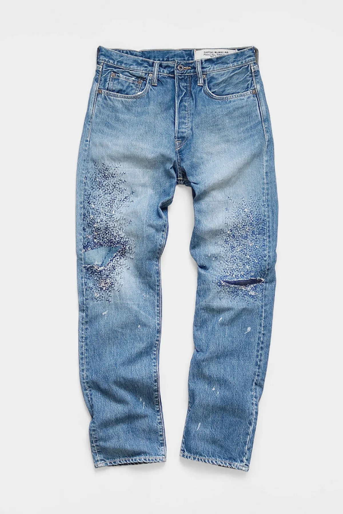 Kapital 14oz Denim 5P MONKEY CISCO (3YearsFade) - Indigo< Denim