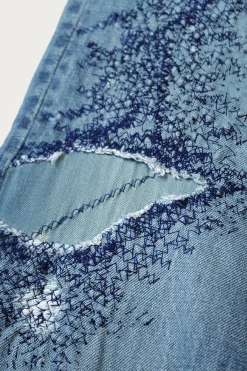 Kapital 14oz Denim 5P MONKEY CISCO (3YearsFade) - Indigo< Denim
