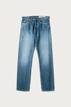 Kapital 14oz Denim TH Straight - Midtone< Denim