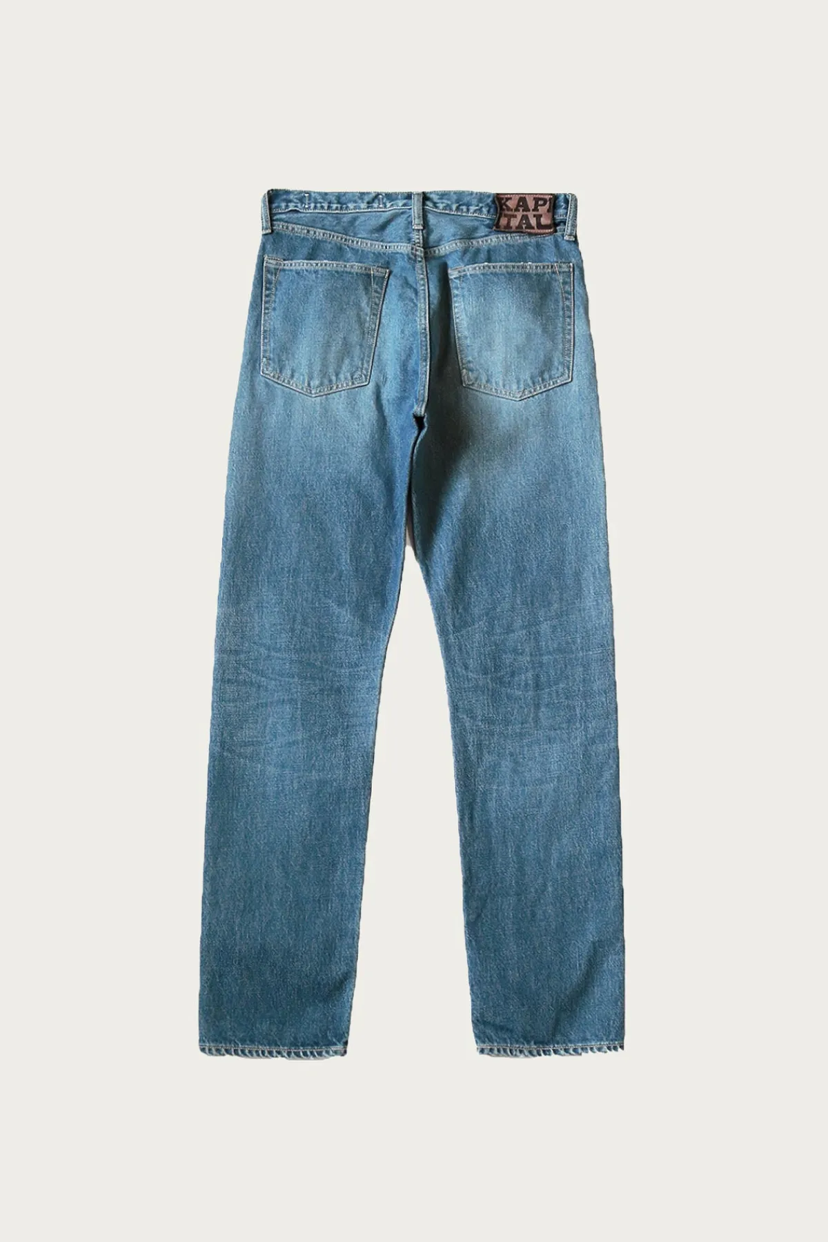 Kapital 14oz Denim TH Straight - Midtone< Denim