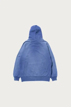 The Real McCoys 9oz. Loopwheel Raglan Hooded Sweatshirt - Faded Navy< Tees And Sweats